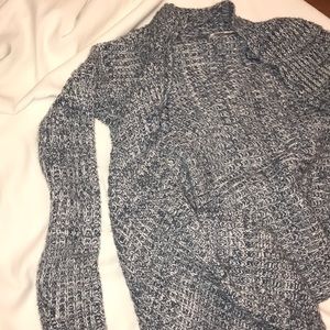 Women’s Drape Blue Knitted Cardigan